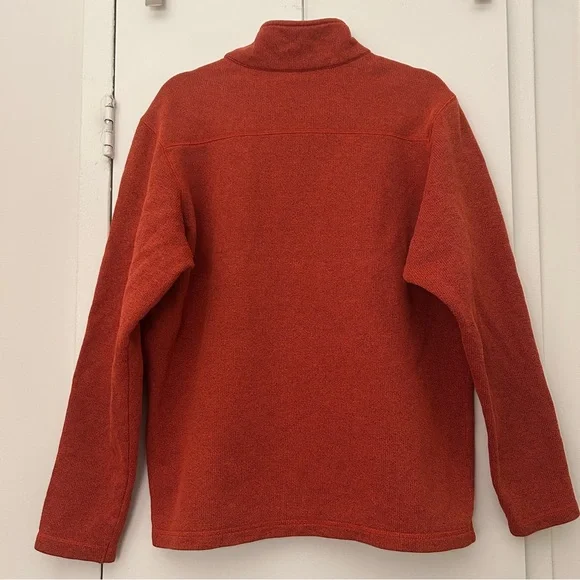 Columbia Women 1/4-Zip Sweater Pullover Top in Deep Orange (Size Large) - Picture 5 of 5
